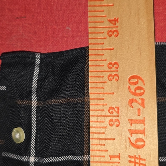 Jos. A. Bank Long-sleeved Plaid Mens Size XL 100% Cotton Extra Buttons - Picture 7 of 8